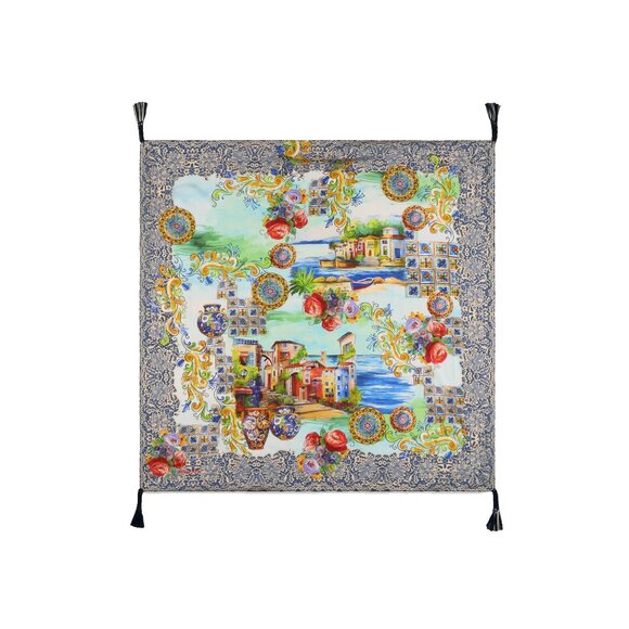 Johnny Was Janie Favorite Christy Short Swing Tee Floral Shirt Green Blue Top NW - Picture 9 of 9